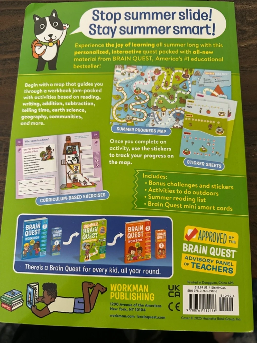 Summer Brain Quest Workbook for 1 & 2 - new